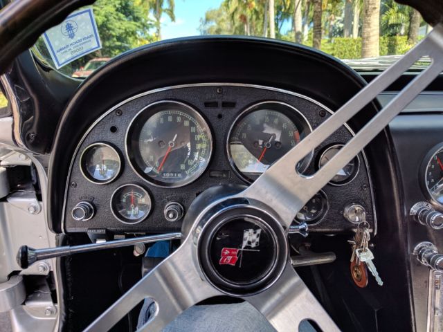 1966 Black Chevrolet Corvette Convertible