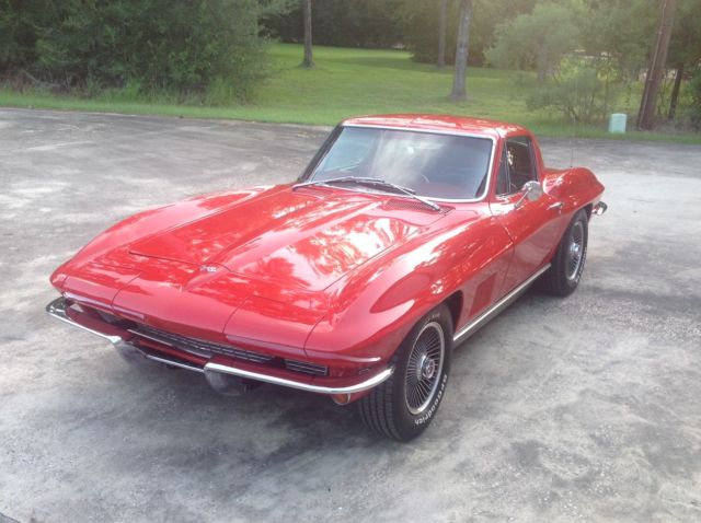 1967 Red Chevrolet Corvette Coupe