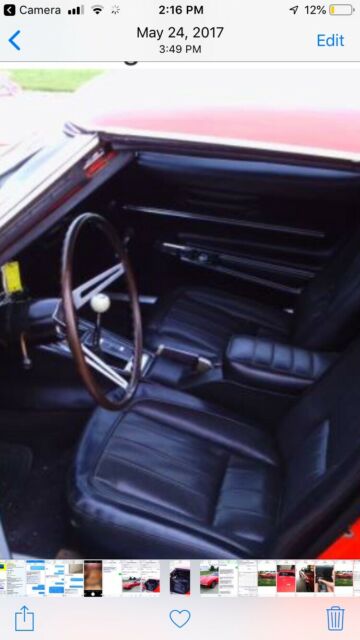 1968 Red Chevrolet Corvette Coupe