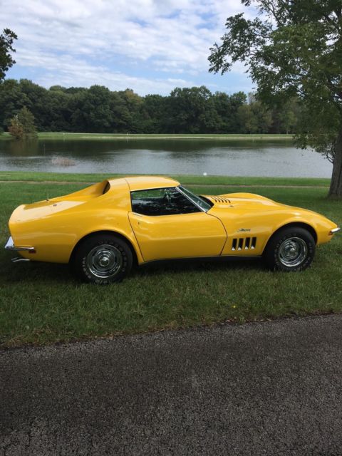 1969 YELLOW Chevrolet Corvette Coupe