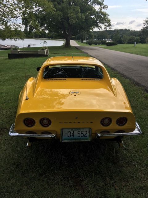 1969 YELLOW Chevrolet Corvette Coupe