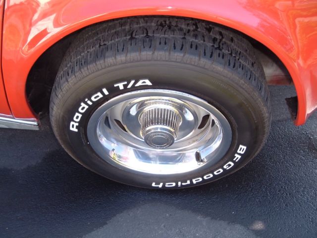 1970 Red Chevrolet Corvette Convertible