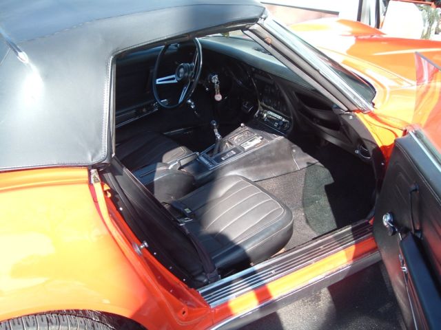 1970 Red Chevrolet Corvette Convertible