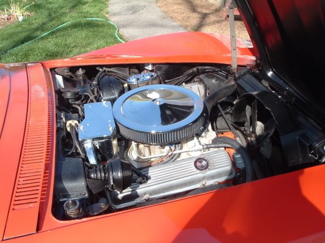 1970 Red Chevrolet Corvette Convertible