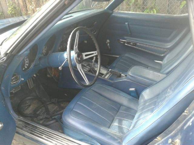 1971 Blue Chevrolet Corvette Convertible