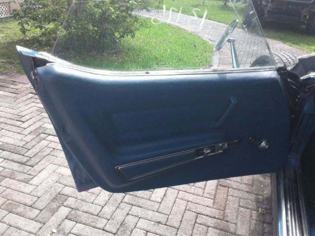 1971 Blue Chevrolet Corvette Convertible