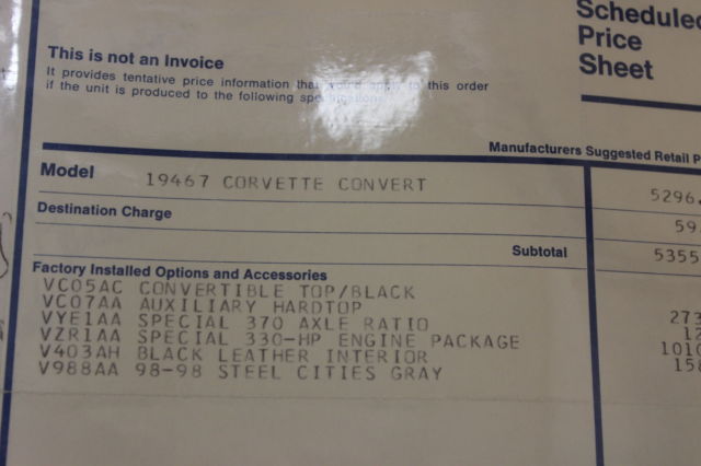 1971 Gray Chevrolet Corvette Convertible