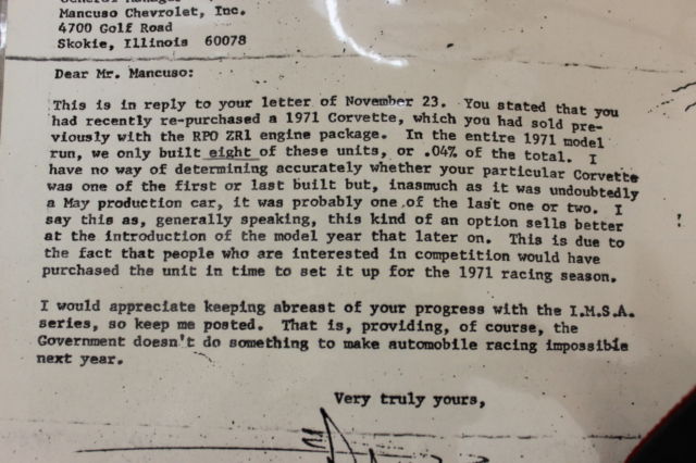 1971 Gray Chevrolet Corvette Convertible