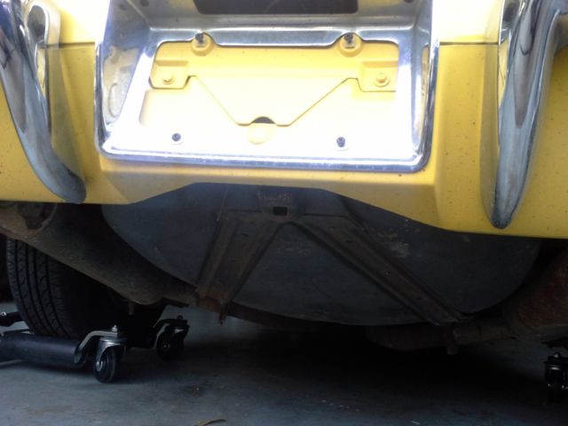 1972 Yellow Chevrolet Corvette Coupe