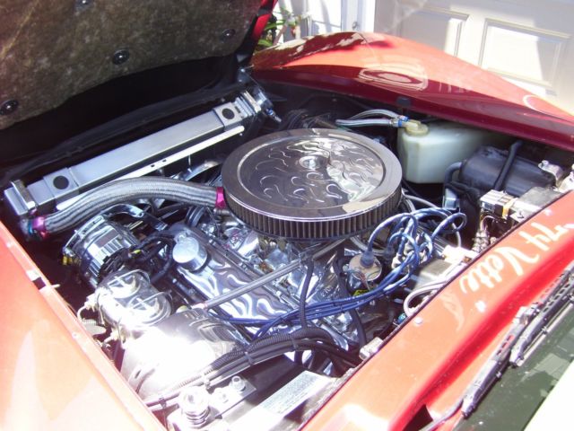 1974 Burgundy Chevrolet Corvette