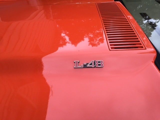 1976 Orange Chevrolet Corvette Coupe