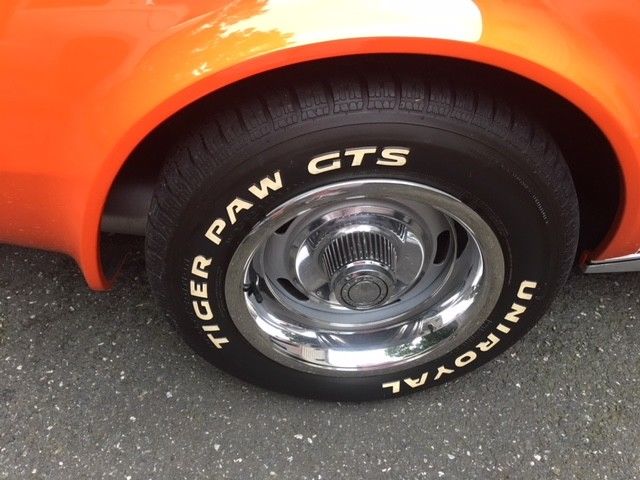 1976 Orange Chevrolet Corvette Coupe