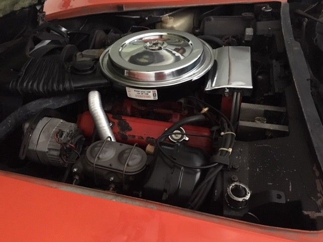 1976 Orange Chevrolet Corvette Coupe