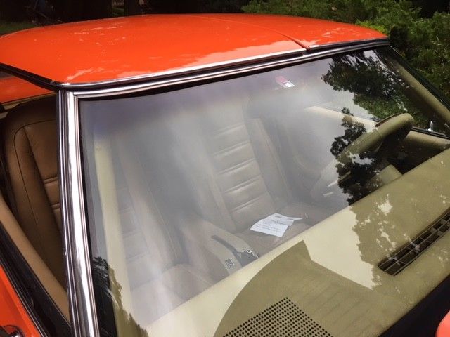 1976 Orange Chevrolet Corvette Coupe