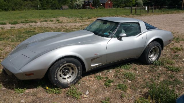 1979 Silver Chevrolet Corvette Coupe