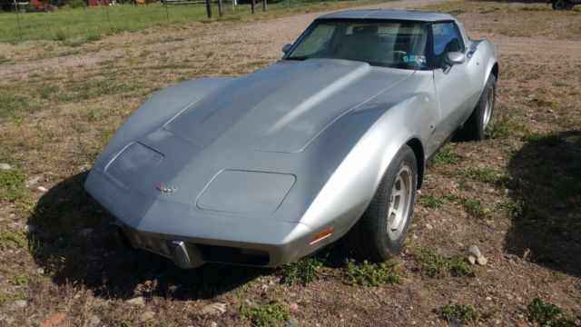 1979 Silver Chevrolet Corvette Coupe