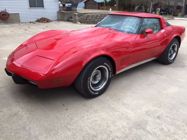 1979 Red Chevrolet Corvette Coupe