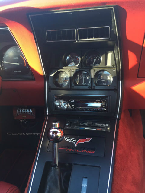 1980 Red Chevrolet Corvette Coupe