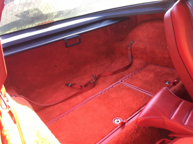1980 Red Chevrolet Corvette Coupe