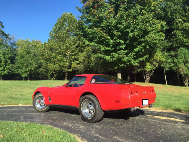 1980 Red Chevrolet Corvette Coupe