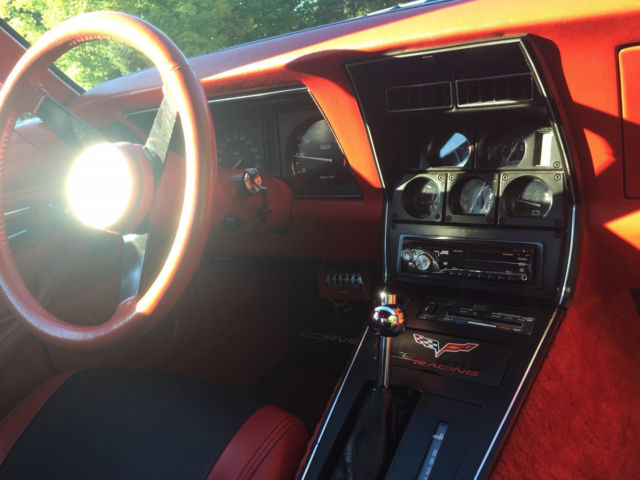 1980 Red Chevrolet Corvette Coupe