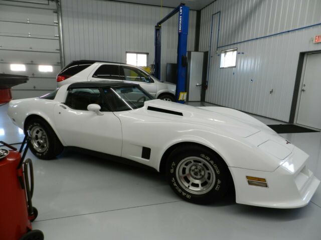 1981 White Chevrolet Corvette