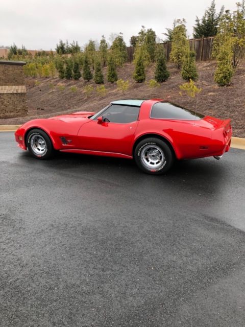 1981 Red Chevrolet Corvette Coupe