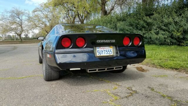 1985 Black Chevrolet Corvette Removable top