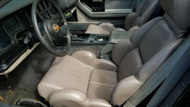 1985 Black Chevrolet Corvette Removable top