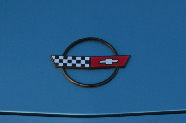 1989 Blue Chevrolet Corvette Coupe