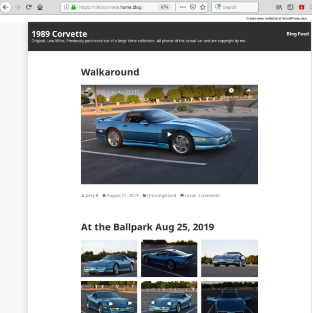 1989 Blue Chevrolet Corvette Coupe