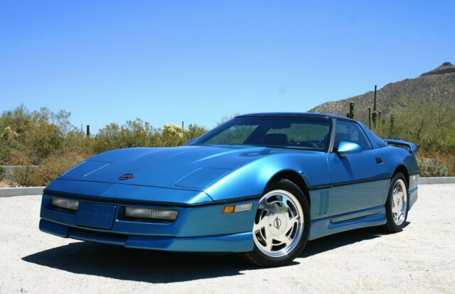 1989 Blue Chevrolet Corvette Coupe