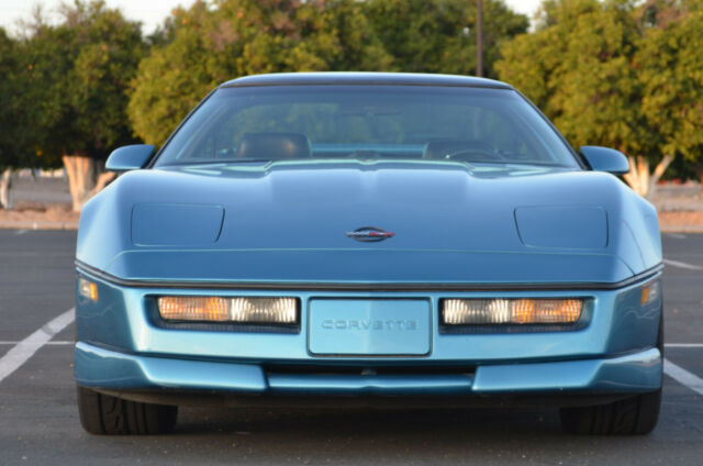 1989 Blue Chevrolet Corvette Coupe