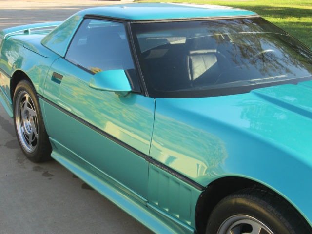 1990 Teal Chevrolet Corvette Convertible