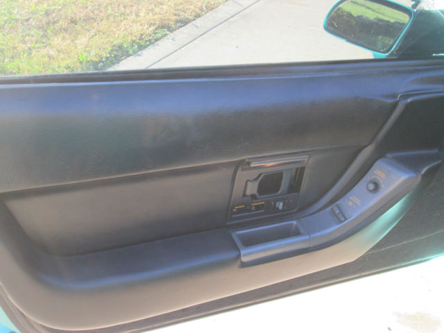 1990 Teal Chevrolet Corvette Convertible