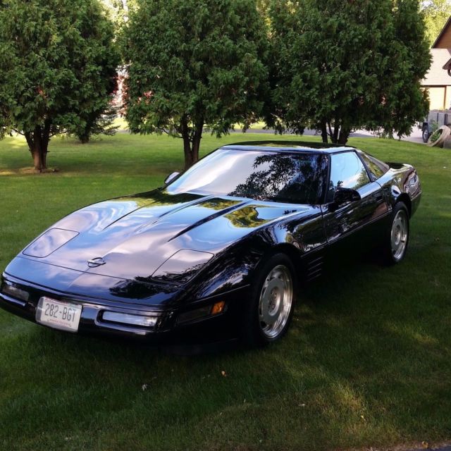 1991 Black Chevrolet Corvette