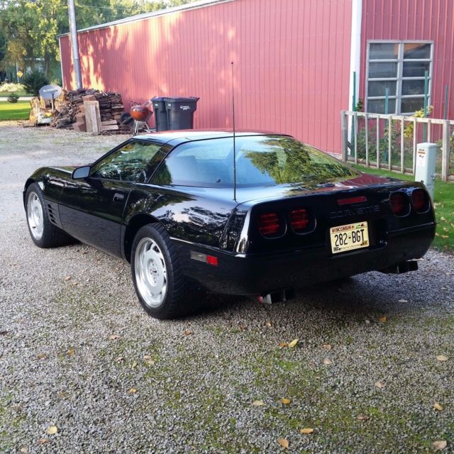 1991 Black Chevrolet Corvette