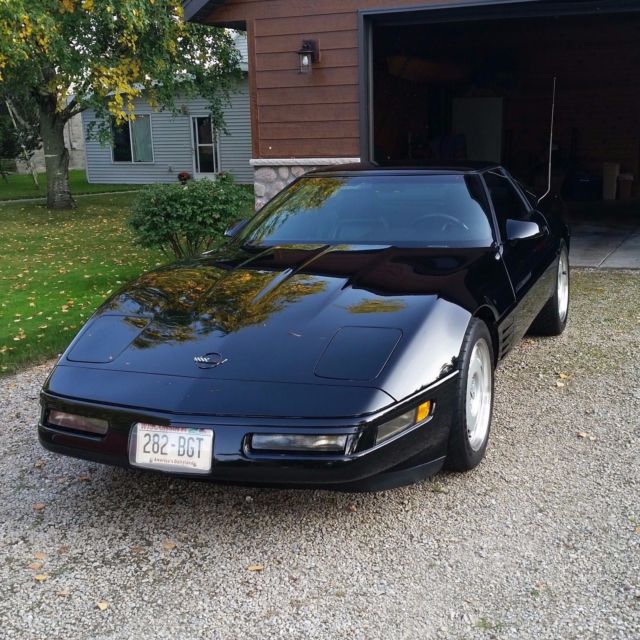 1991 Black Chevrolet Corvette