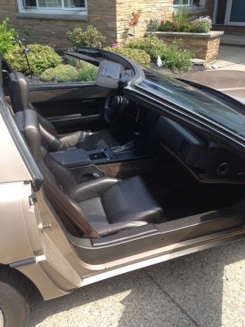 1984 Light Metallic Bronze Chevrolet Corvette Coupe