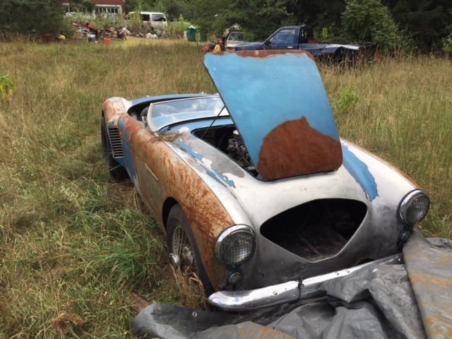 1956 Blue Austin Healey 100-4 BN2 Convertible