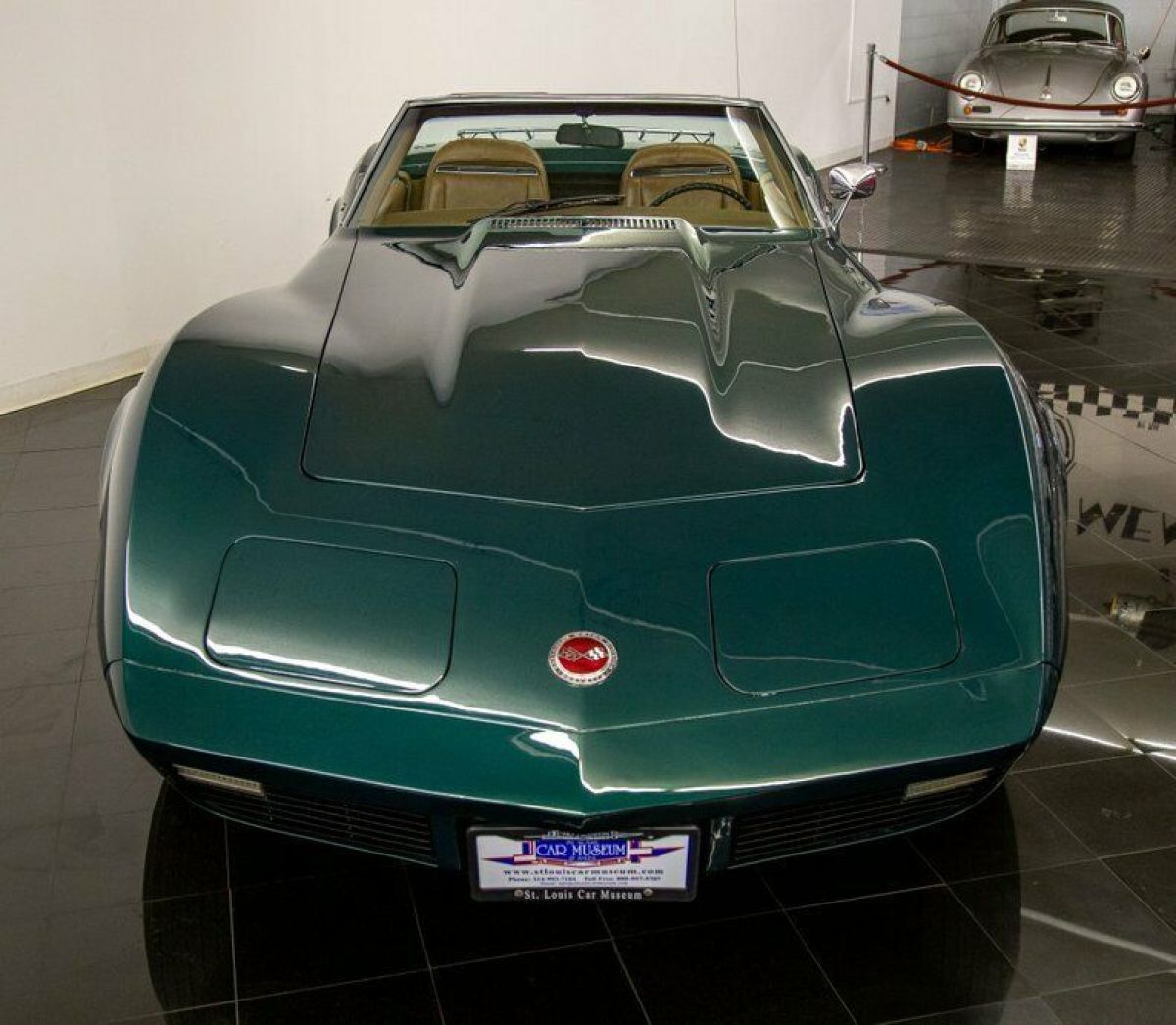 1973 Blue Chevrolet Corvette --