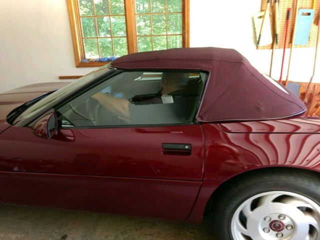 1993 Ruby Red Chevrolet Corvette Convertible