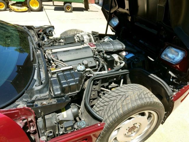 1993 Ruby Red Chevrolet Corvette Convertible