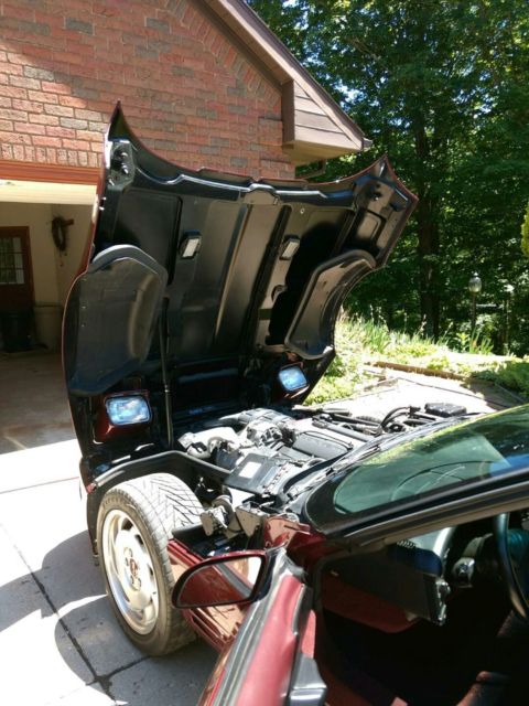 1993 Ruby Red Chevrolet Corvette Convertible