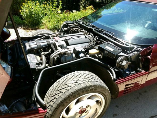 1993 Ruby Red Chevrolet Corvette Convertible