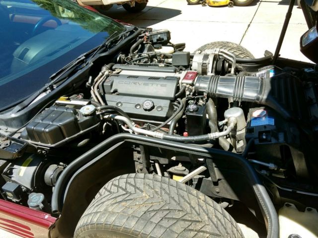 1993 Ruby Red Chevrolet Corvette Convertible