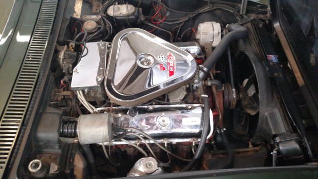 1969 Green Chevrolet Corvette Coupe