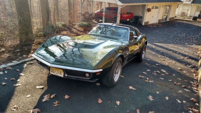 1969 Green Chevrolet Corvette Coupe
