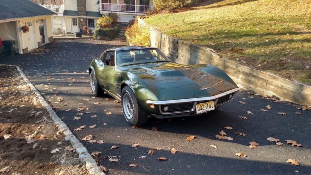 1969 Green Chevrolet Corvette Coupe