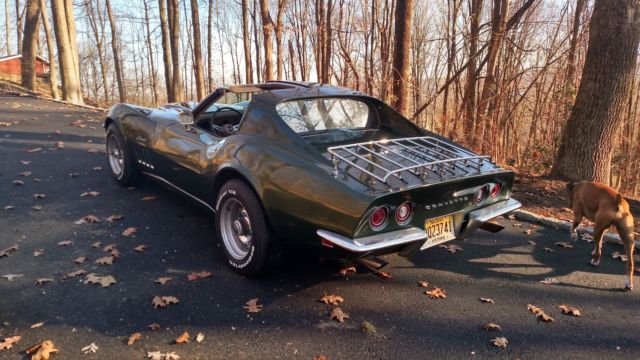 1969 Green Chevrolet Corvette Coupe